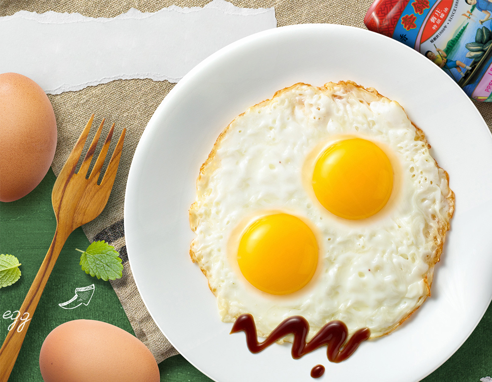 PanFried Eggs with Oyster Sauce Recipes Lee Kum Kee Home Indonesia